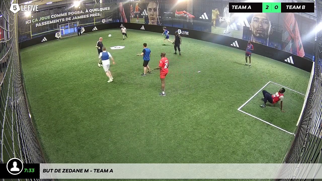 But de Zedane M - Team A