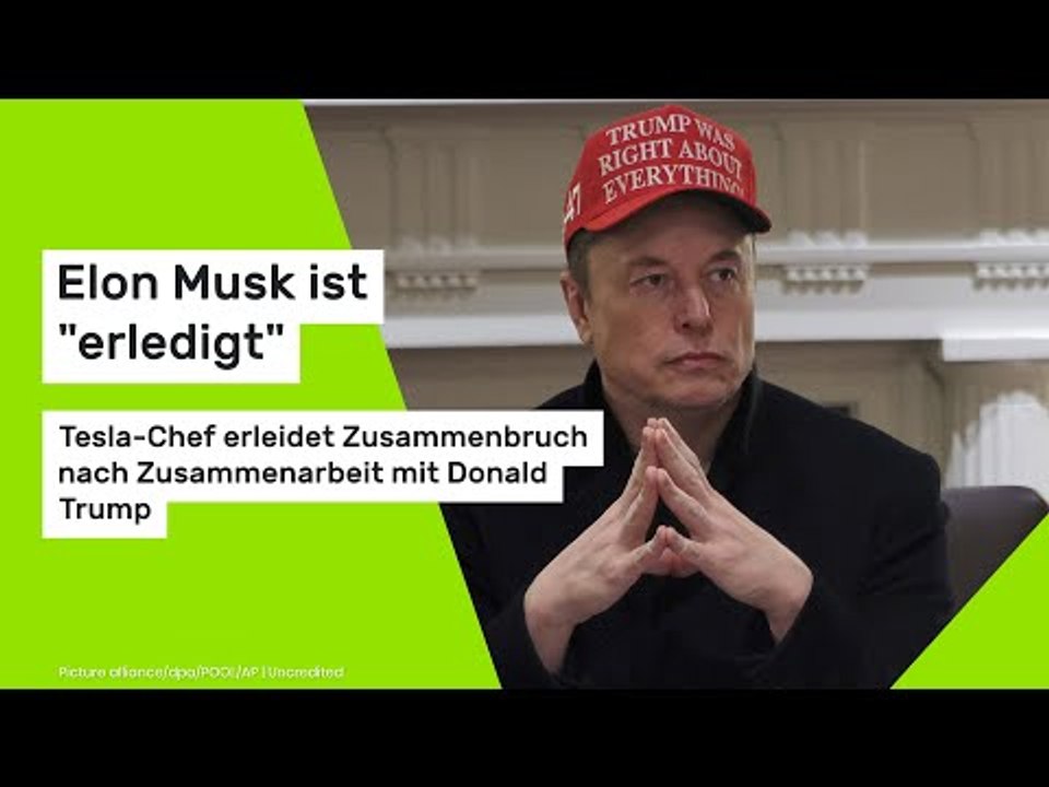 Elon Musk ist 'erledigt': Tesla-Chef erleidet Zusammenbruch nach Zusammenarbeit mit Donald Trump