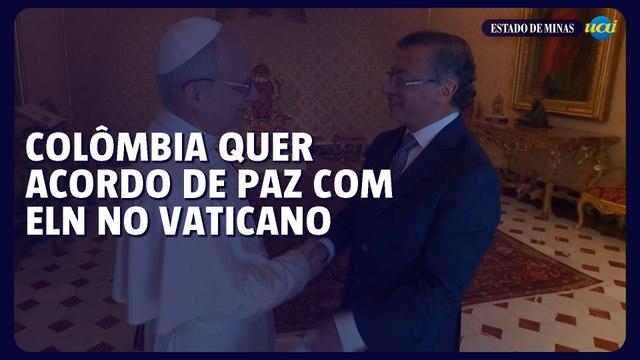 Petro propõe ao papa reativar diálogos de paz com ELN no Vaticano