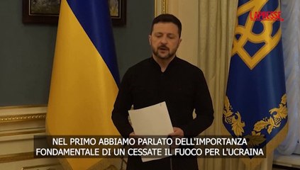 Zelensky: "Ho detto a Trump nessuna decisione senza di noi"