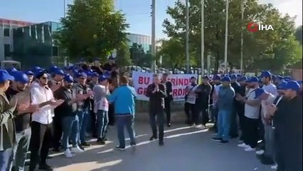 İşçiler maaş ve yan haklarda anlaşamayınca o fabrikada üretim durdu