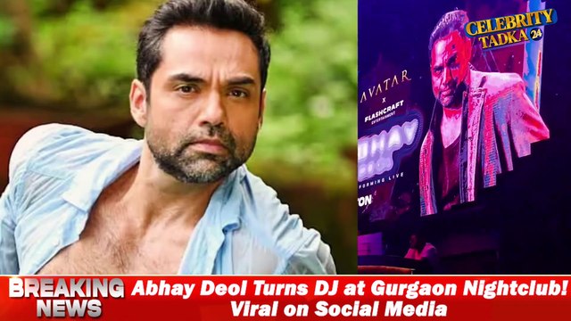 Abhay Deol Turns DJ at Gurgaon Club – Fans Go Wild!#news #bollywoodnews #entertainment