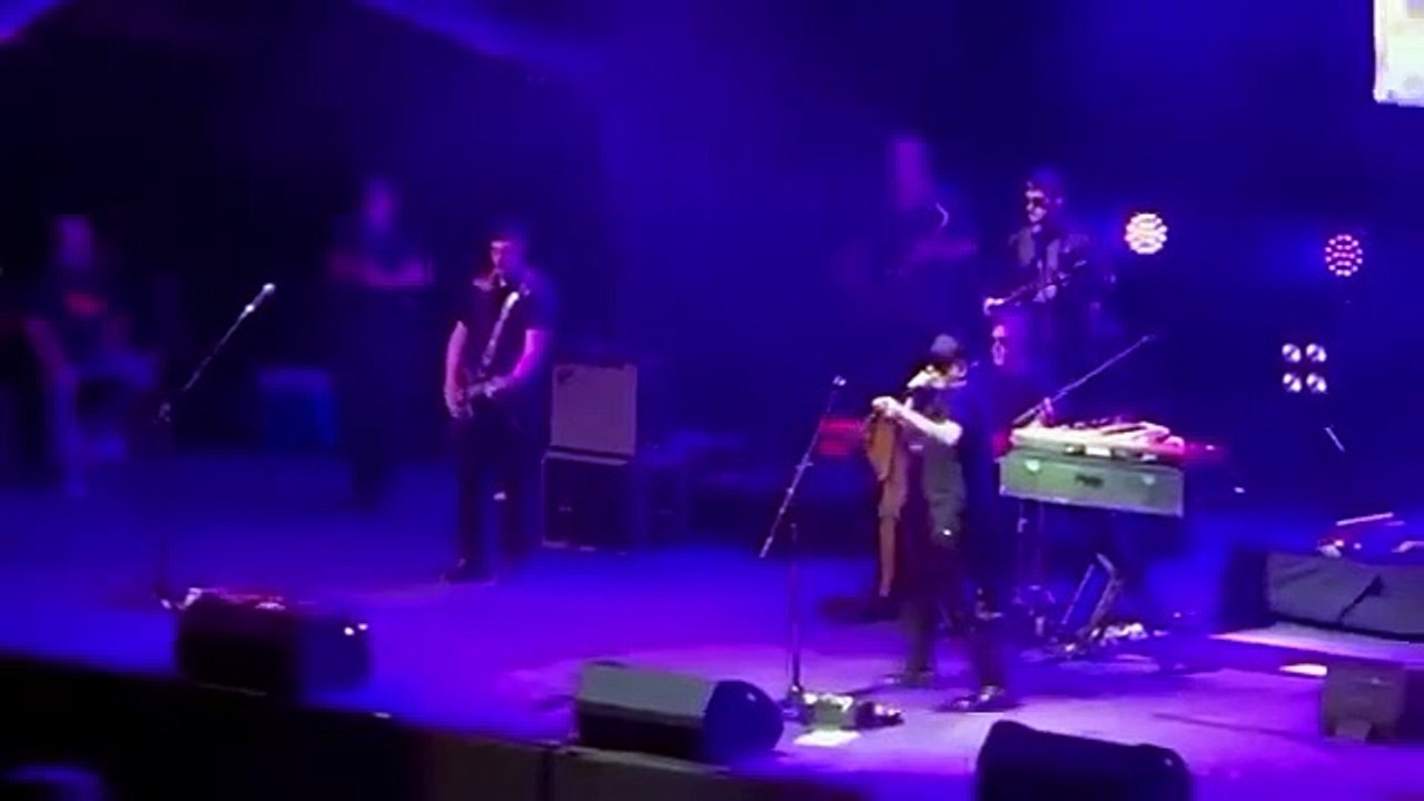 Andrés Calamaro se fue del escenario en Colombia