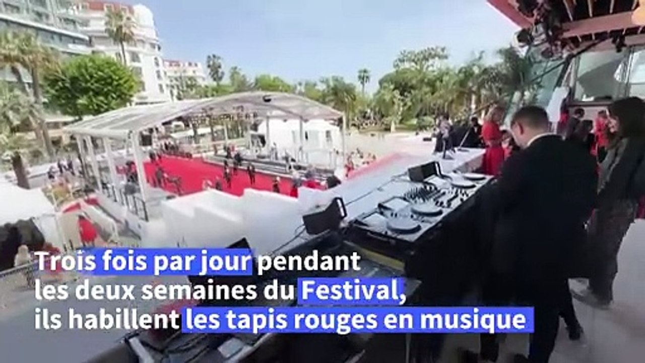 Cannes : les DJs habillent en musique le tapis rouge du festival