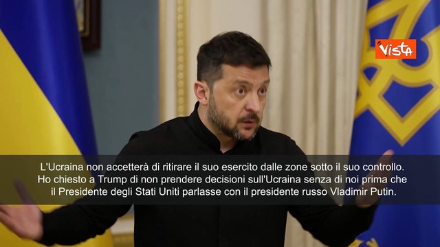 Telefonata Trump-Putin, Zelensky: Non si prendano decisioni senza di noi