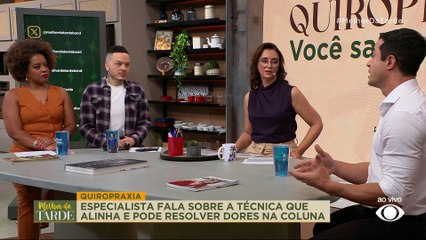 Quando a QUIROPRAXIA é indicada? Especialista explica! | Melhor da Tarde