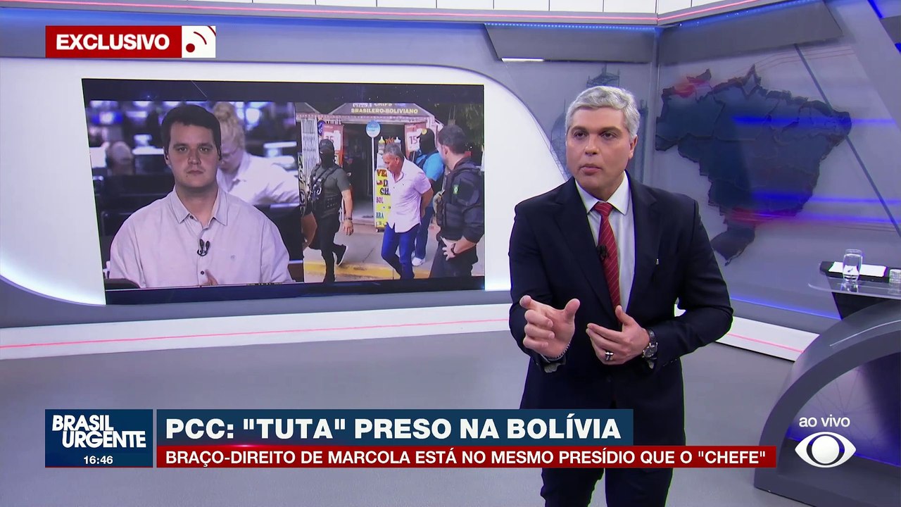 Atendente identifica e polícia boliviana prende Tuta
