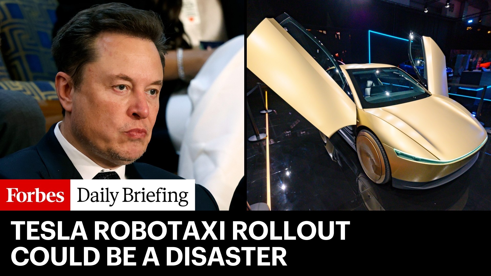 ⁣Elon Musk’s Tesla Robotaxi Rollout Looks Like A Disaster Waiting To Happen