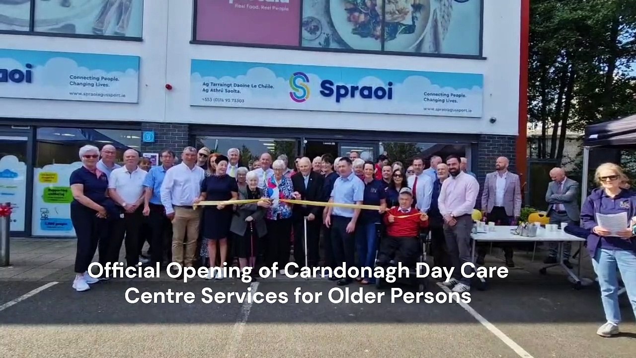 Official reopening of Carndonagh Day Care Centre Services for Older Persons