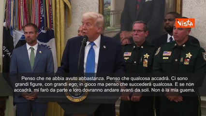Trump: "Con Putin conversazione eccellente, vuole la pace"