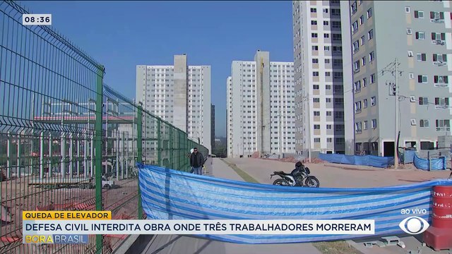 Três trabalhadores morrem após queda de elevador em obra em SP
