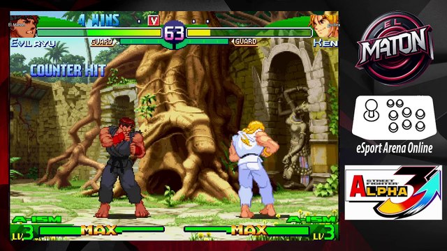 Street Fighter Alpha 3 UPPER • Luchas en linea • ELMATON vs GRULLEX • (2025/05/19) #ft10 #casual