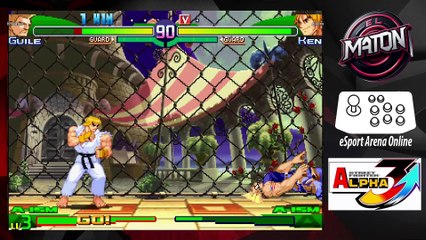 Street Fighter Alpha 3 UPPER • Luchas en linea • "ELMATON" vs "GRULLEX" • (2025/05/19) #ft5 #casual