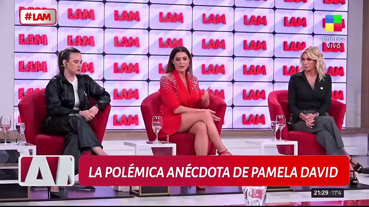 Pamela David habló de una pelea con Moria en la TV - LAM