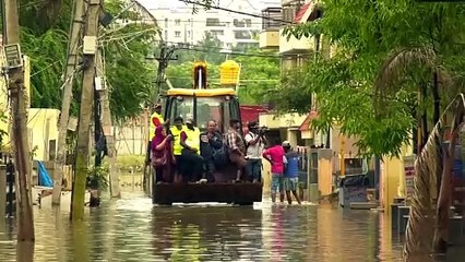 Inundaciones en la ‘Silicon Valley’ de India