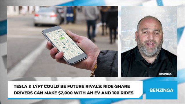 Tesla & Lyft Could Be Future Rivals: Ride-Share Drivers Can Make $2,000 With An EV And 100 Rides