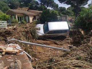 La désolation des sinistrés de Cavalière après les intempéries au Lavandou (Var)
