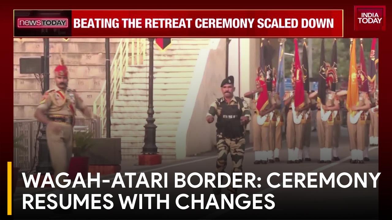 Beating Retreat ceremony at Attari-Wagah border scaled down amid India-Pak tensions