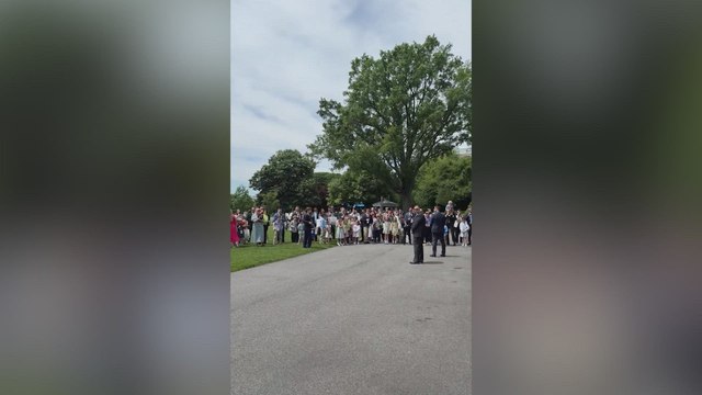 Trump breaks the Internet dancing to YMCA for Kids at Take Our Sons and Daughters to Work Day