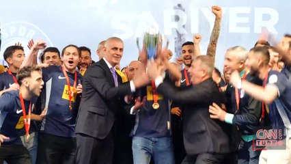 Sarıyer Spor 21 yıl sonra TFF 1. Lig'de… Başkan Salih Bayraktar CNN TÜRK’te