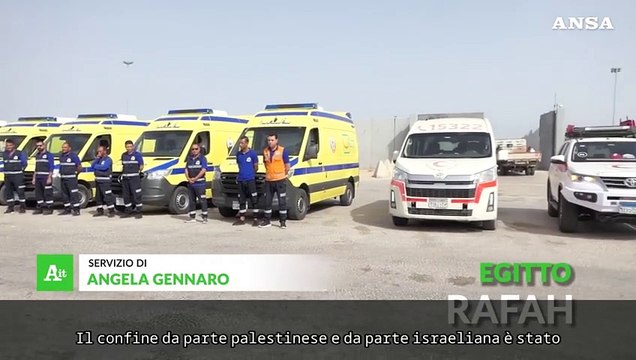 Rafah, pieni i depositi con gli aiuti umanitari destinati a Gaza