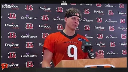 Bengals QB Joe Burrow Funny Exchange With Reporter
