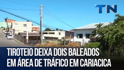 Tiroteio deixa dois baleados em área de tráfico em Cariacica