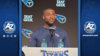 Titans new WR Van Jefferson says that Cam Ward's leadership is already showing; happy to have returned home to Nashville!
