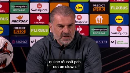 Tottenham - Postecoglou : "Je ne suis pas un clown !"