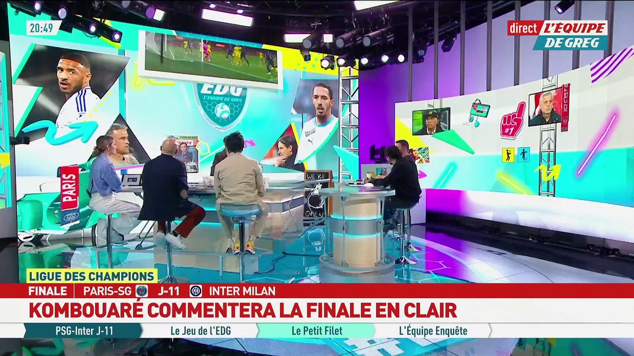 Antoine Kombouaré au commentaire de la finale sur M6 - Foot - Médias - Ligue des champions