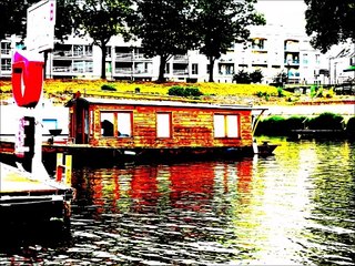 Bateaux (montage artistique)
