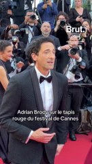 Adrian Brody sur le tapis rouge du festival de Cannes