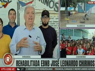 Miranda | Rehabilitan Escuela Básica José Leonardo Chirinos en la parroquia Nueva Cúa