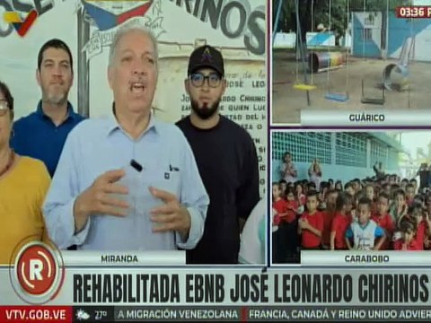 Miranda | Rehabilitan Escuela Básica José Leonardo Chirinos en la parroquia Nueva Cúa