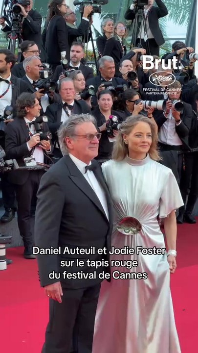 Daniel Auteuil et Jodie Foster au festival de Cannes