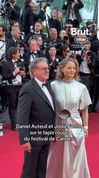 Daniel Auteuil et Jodie Foster au festival de Cannes