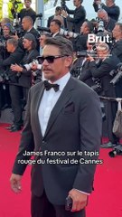 James Franco sur le tapis rouge du festival de Cannes