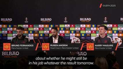 Bruno interrupts journalist to insist Amorim's future is under pressure