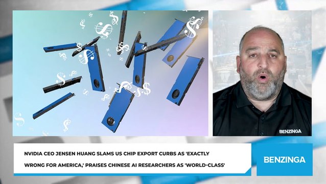 Nvidia CEO Jensen Huang Slams US Chip Export Curbs As 'Exactly Wrong For America,' Praises Chinese AI Researchers As 'World-Class'