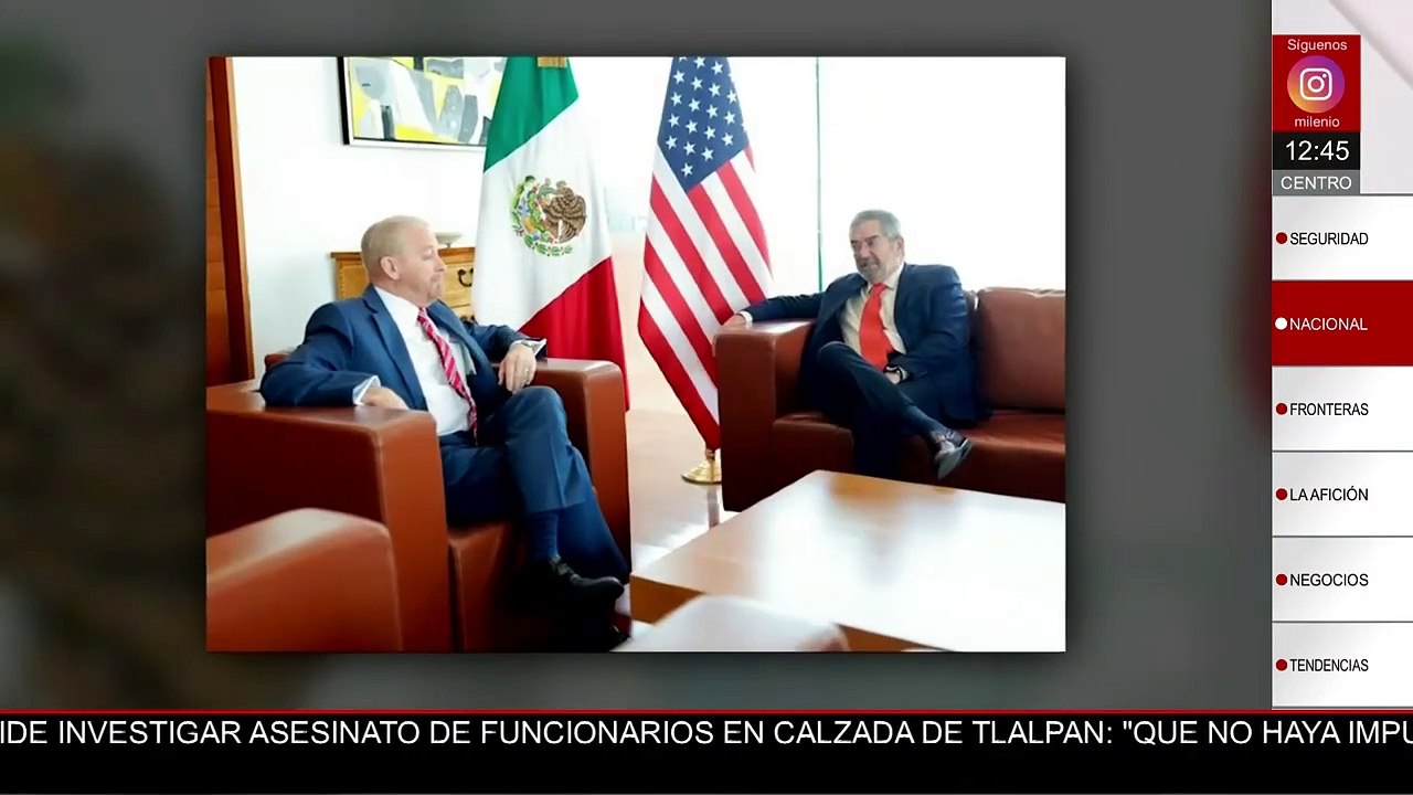 Ronald Johnson formaliza su llegada a México como embajador de Estados Unidos