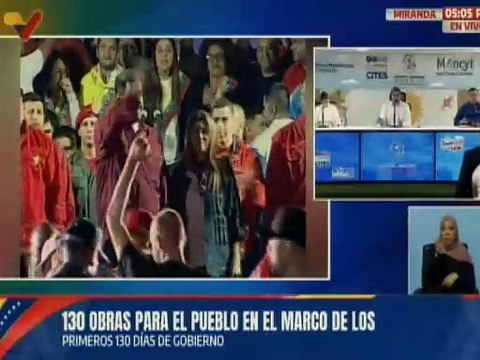 Pdte. Maduro: Hoy cumplimos 130 días de trabajo y de obras, 130 obras por 130 días