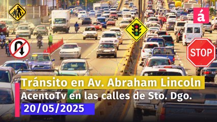 Situación del tránsito en la Av. Abraham Lincoln en este momento