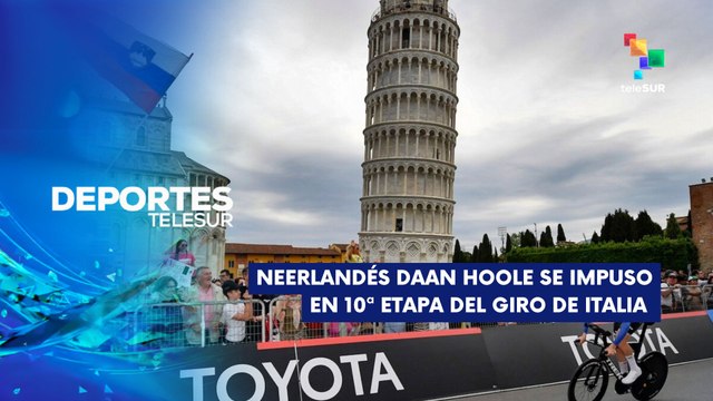 Daan Hoole se adjudicó 10ª etapa del Giro de Italia DEPORTES TELESUR 20-05-2025