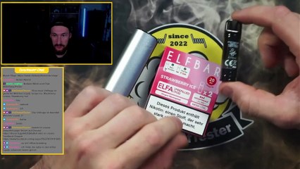 Elfbar ELFA Strawberry Ice Prefilled Pod Liquid Geschmackstest