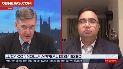 WATCH: Jacob Rees-Mogg CHALLENGES human rights lawyer who defends Lucy Connolly prison sentence