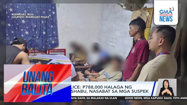 4, arestado sa anti-drug operations; nakatakas nilang kasamahan, tinutugis | Unang Balita
