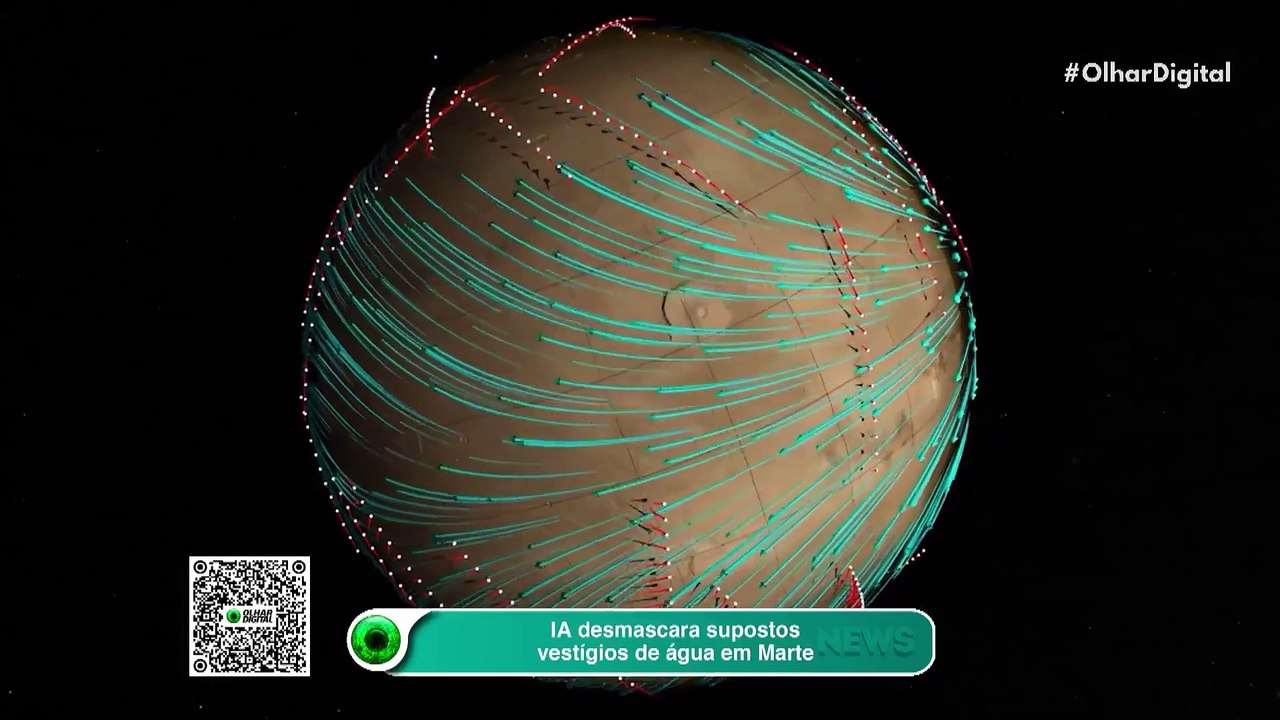 IA desmascara supostos vestígios de água em Marte