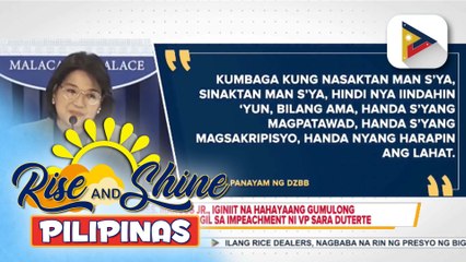 Palasyo, iginiit na handang magpatawad at magsakripisyo si PBBM bilang 'Ama ng Bansa' at para sa taumbayan