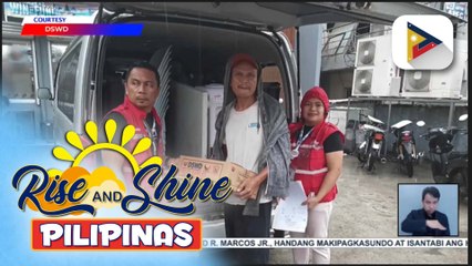 Higit 200 family food packs, naipamahagi na ng DSWD sa mga apektadong biyahero sa San Juanico Bridge