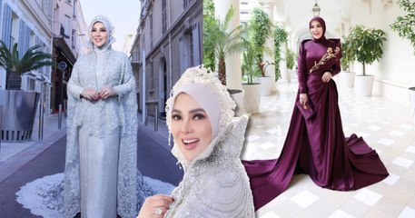 Detail Gaun Syahrini Tonjol Identiti Indonesia